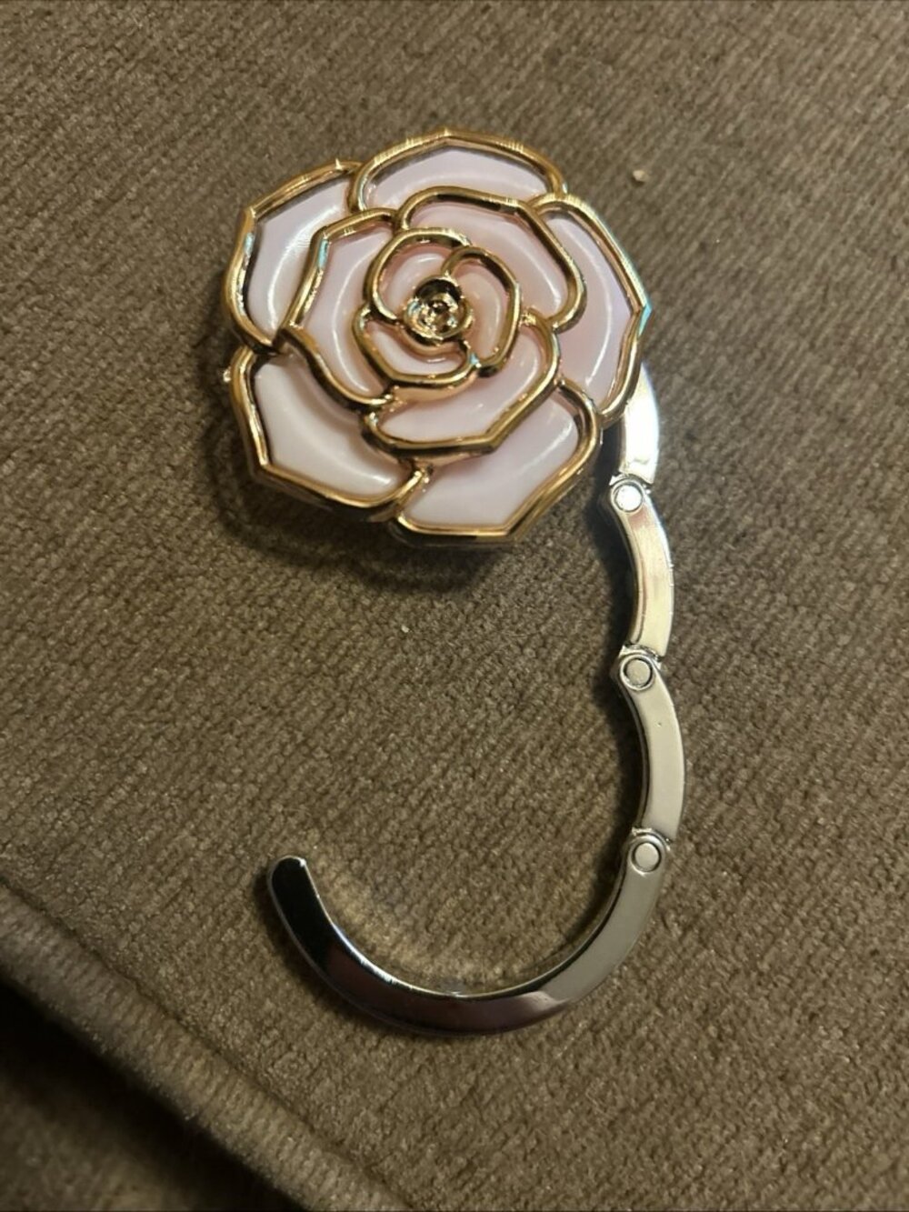 Bag Floral Pink Rose Charm Keychain Pink GWP Limited Official Gift